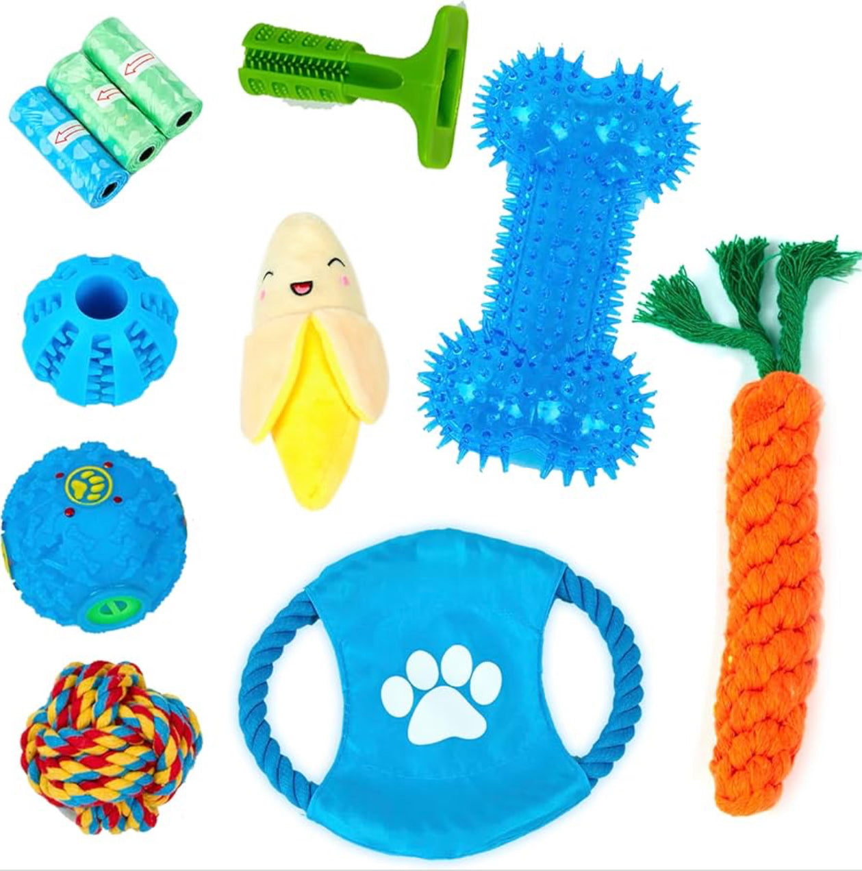 Dog Toys 18 Pack Puppy Toy Bundle